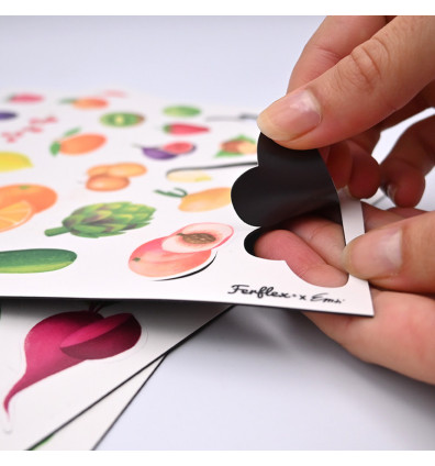 Affiches magnétiques des fruits et légumes de saisons