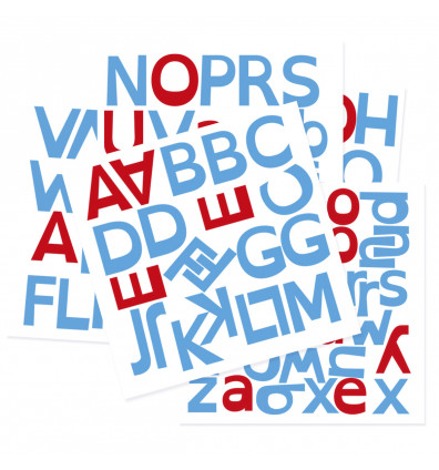 alphabet magnétique Open dyslexique - lot de 129 magnets
