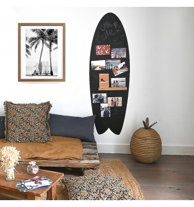 tableau magnétique planche de surf murale