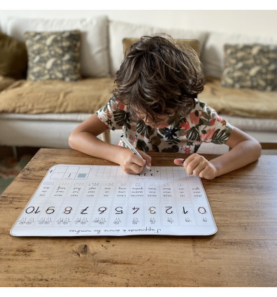 jeu magnétique éducatif pour apprendre à écrire les nombres