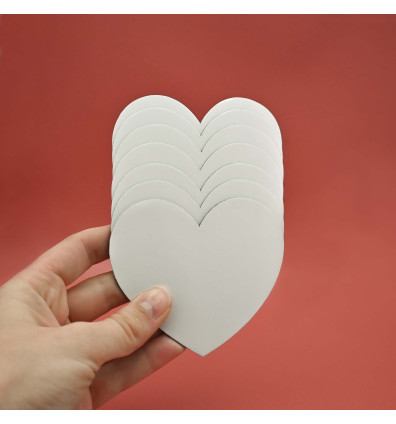 pense bête magnétique en forme de coeur frigo - Effaçable et durable - Ferflex