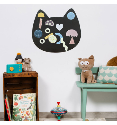 tableau magnétique chat pour chambre d'enfant dès 3 ans