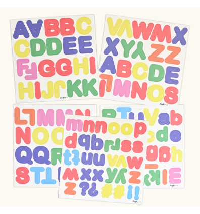 lettres magnétiques multicolores pour enfant - Ferflex