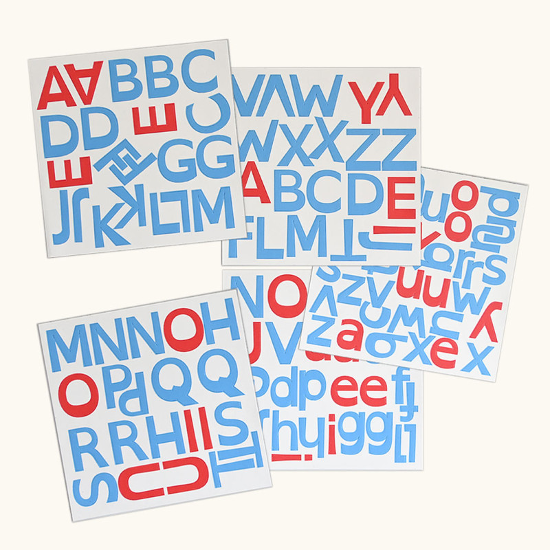 alphabet magnétique Open dyslexique - Ferflex