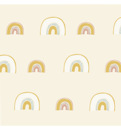 Kit Ferflex® + papier peint aimanté Arc-en-ciel interchangeable - coloris jaune