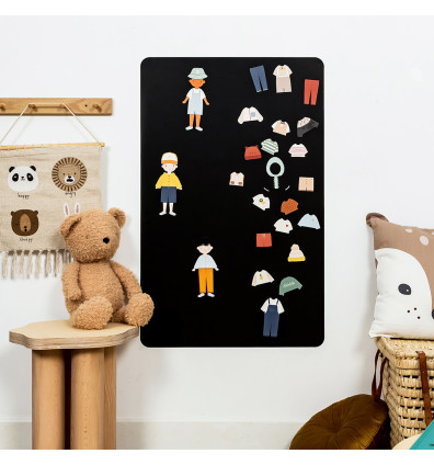 jeu magnétique éducatif et créatif silhouettes de Garçons à habiller -  pour enfant dès 3 ans - Ferflex