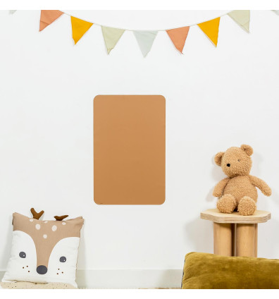 Revêtement coloris caramel pour Tableau magnétique en forme de rectangle pour chambre d'enfant - Ferflex