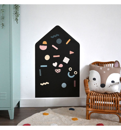 tableau mural magnétique forme maison pour décorer une chambre d'enfant - Ferflex