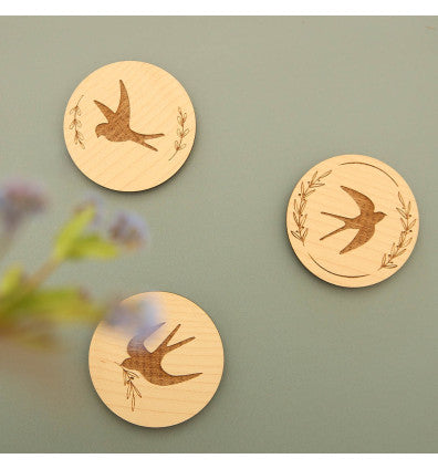 Magnet en bois formes personnalisés